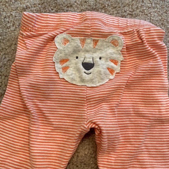 Carters bundle 6mo safari animal woodland animal stripe pant lot bundle - Picture 5 of 7